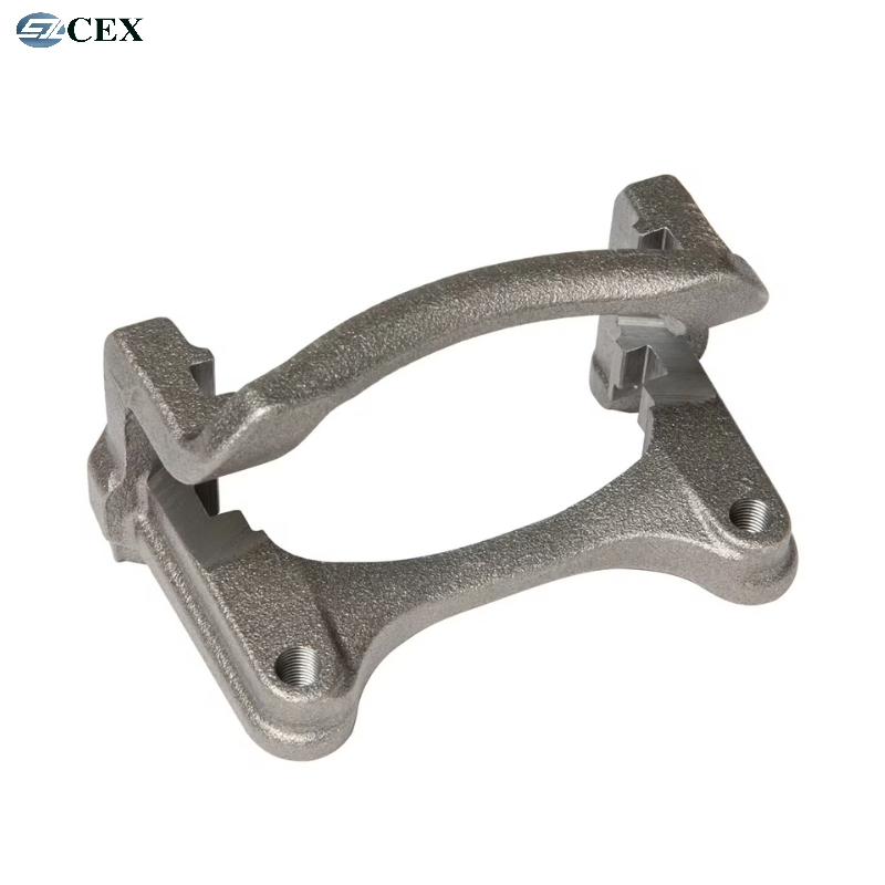 Gray Cast Iron/Ht250/Ht300 Resin Sand Casting Powder Coated Brake Caliper Bracket