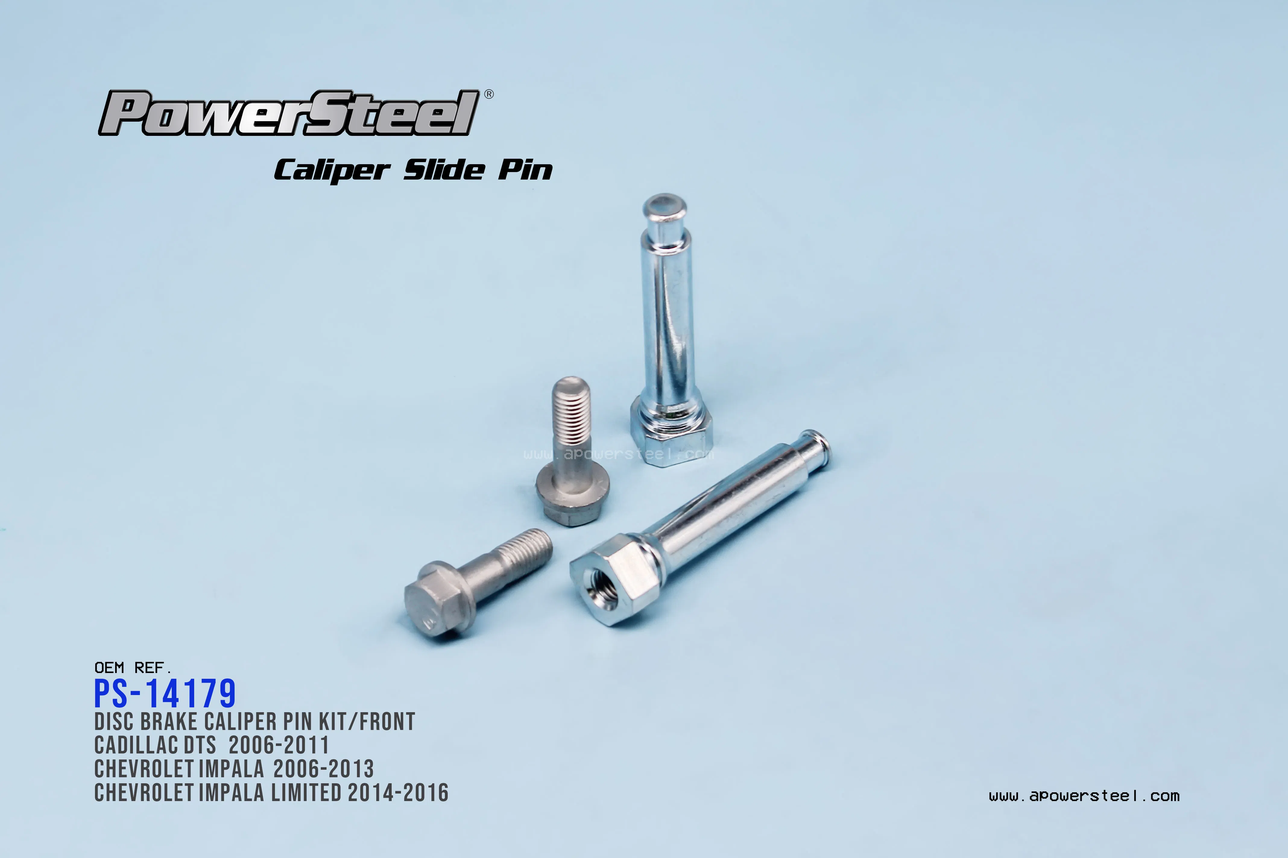 Disc Brake Caliper Pin-Guide Pin Front Fit Chevy Impala, Buick Lacross 2006-2013 14179