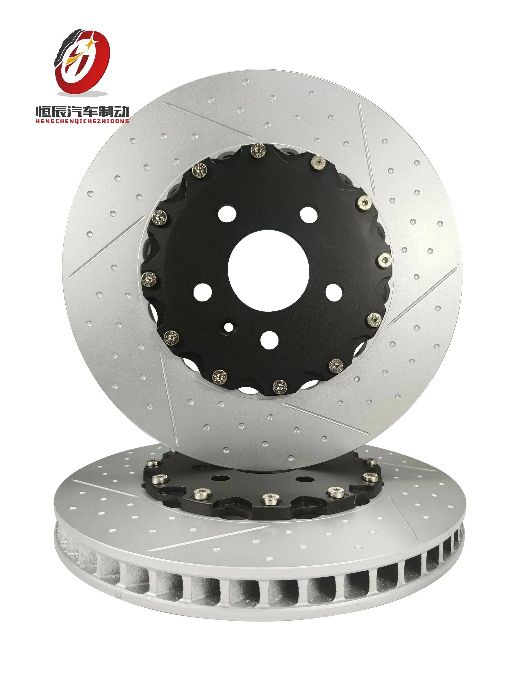 Auto Parts Original Upgraded Split 2-Piece Brake Disc Rotor for Cadillac Xt5 2.0t (28E) OE#13516726/13526775