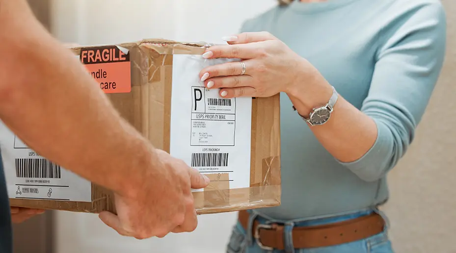 OPOS thermal label printer for shipping label printing in e-commerce